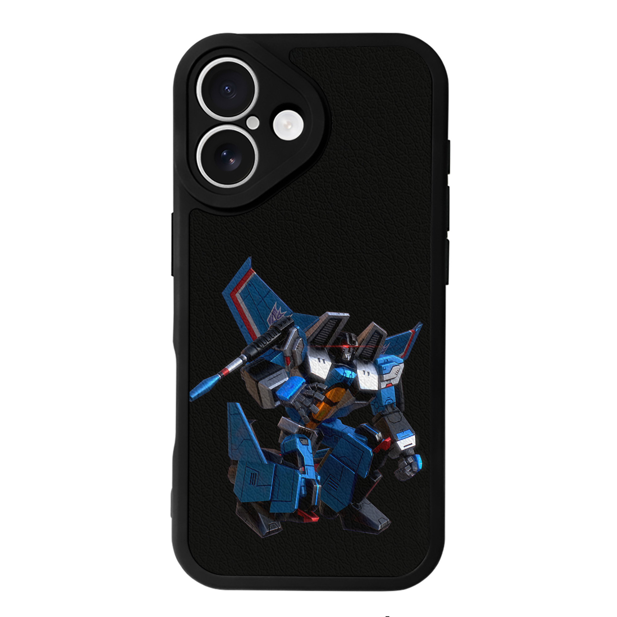 （画像用） Transformers トランスフォーマー 【iPhone 16シリーズ対応】シリコンスマホケース（レザー調） 材質：シリコン